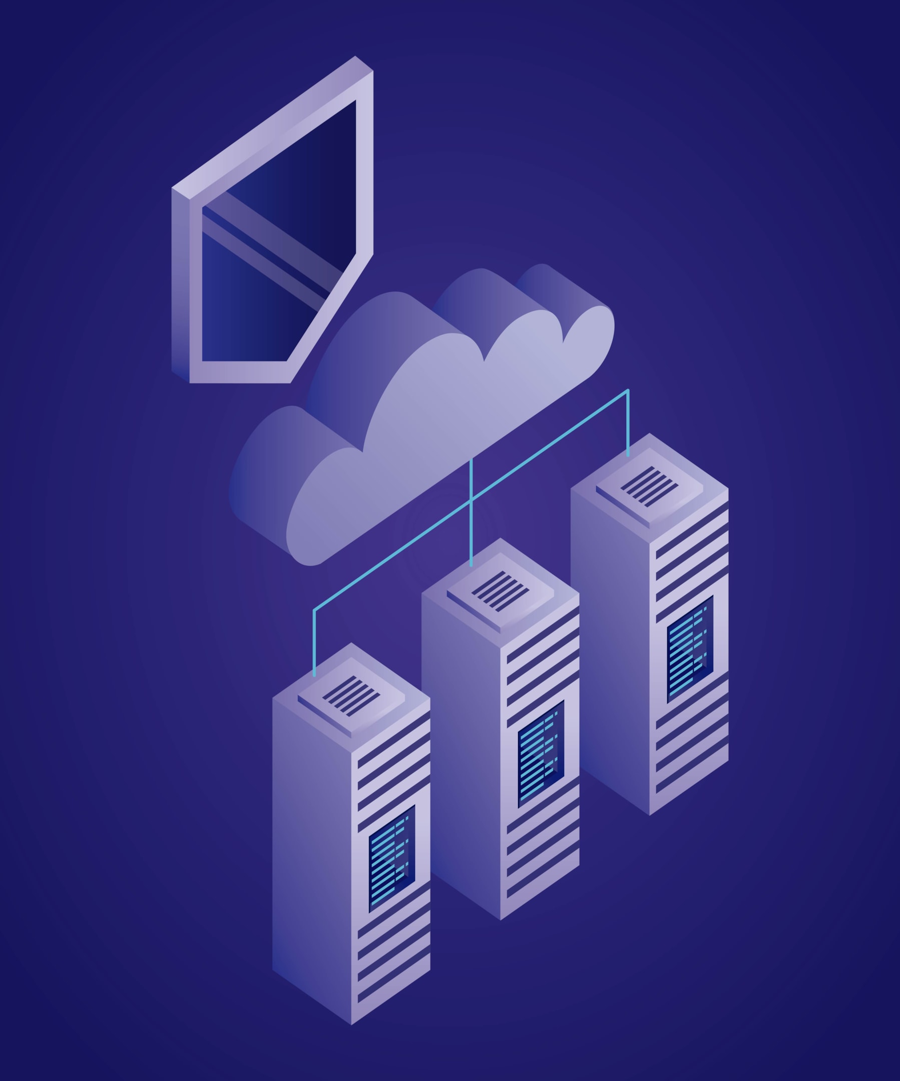 The image depicts secure data network