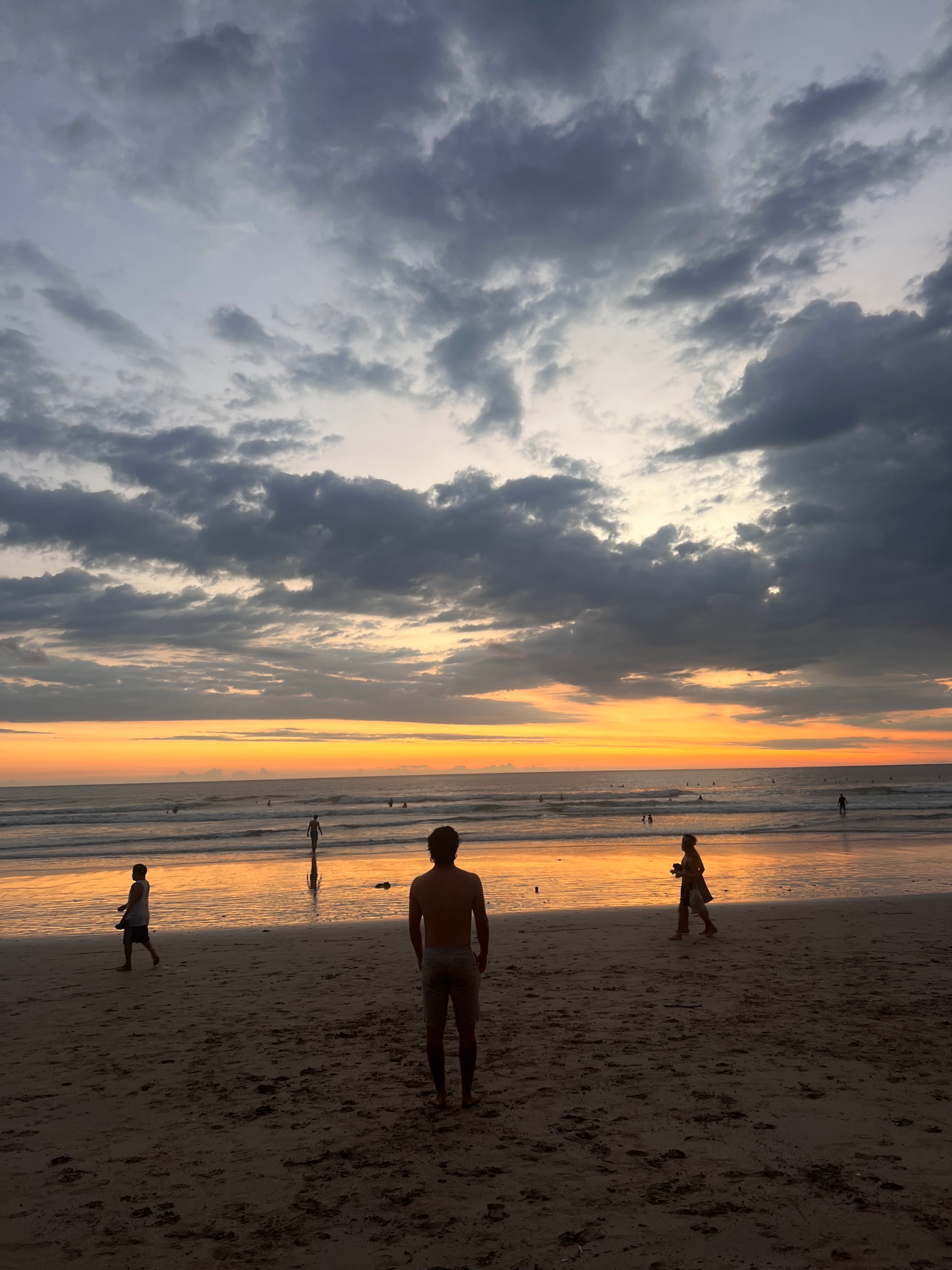 Jackson at the end of the day in Costa Rica.