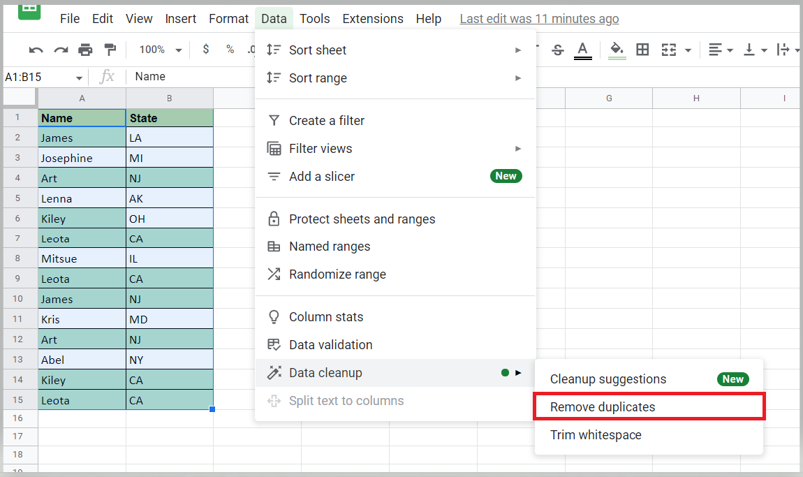 how-to-remove-duplicates-in-google-sheets-without-using-apps-script