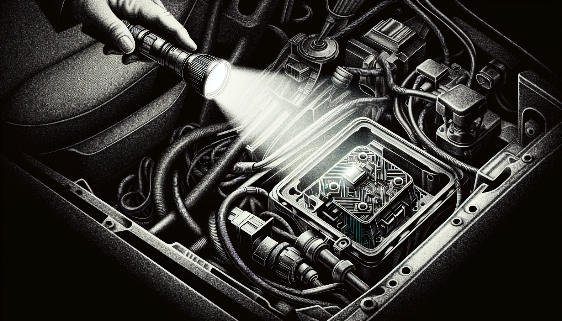 Locating the OBD2 port