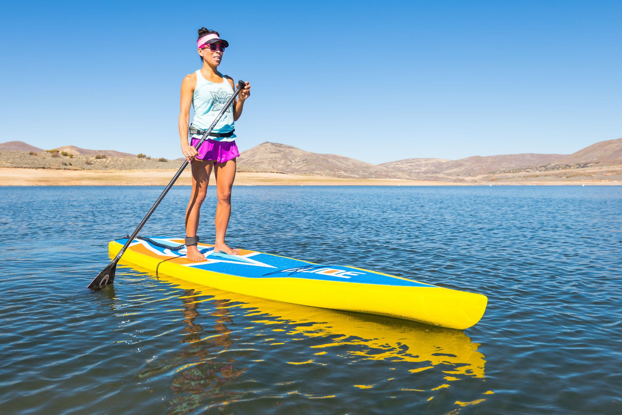 traction pad on stand up paddle board