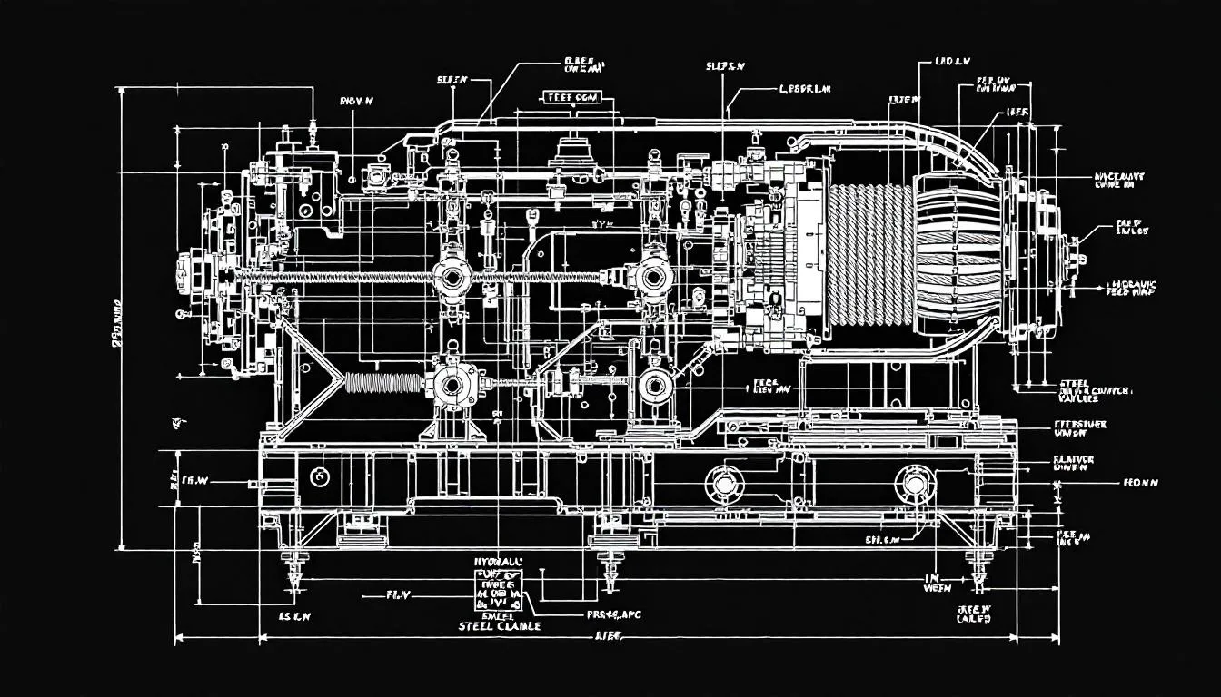 Key features of hydraulic recovery winches illustrated.