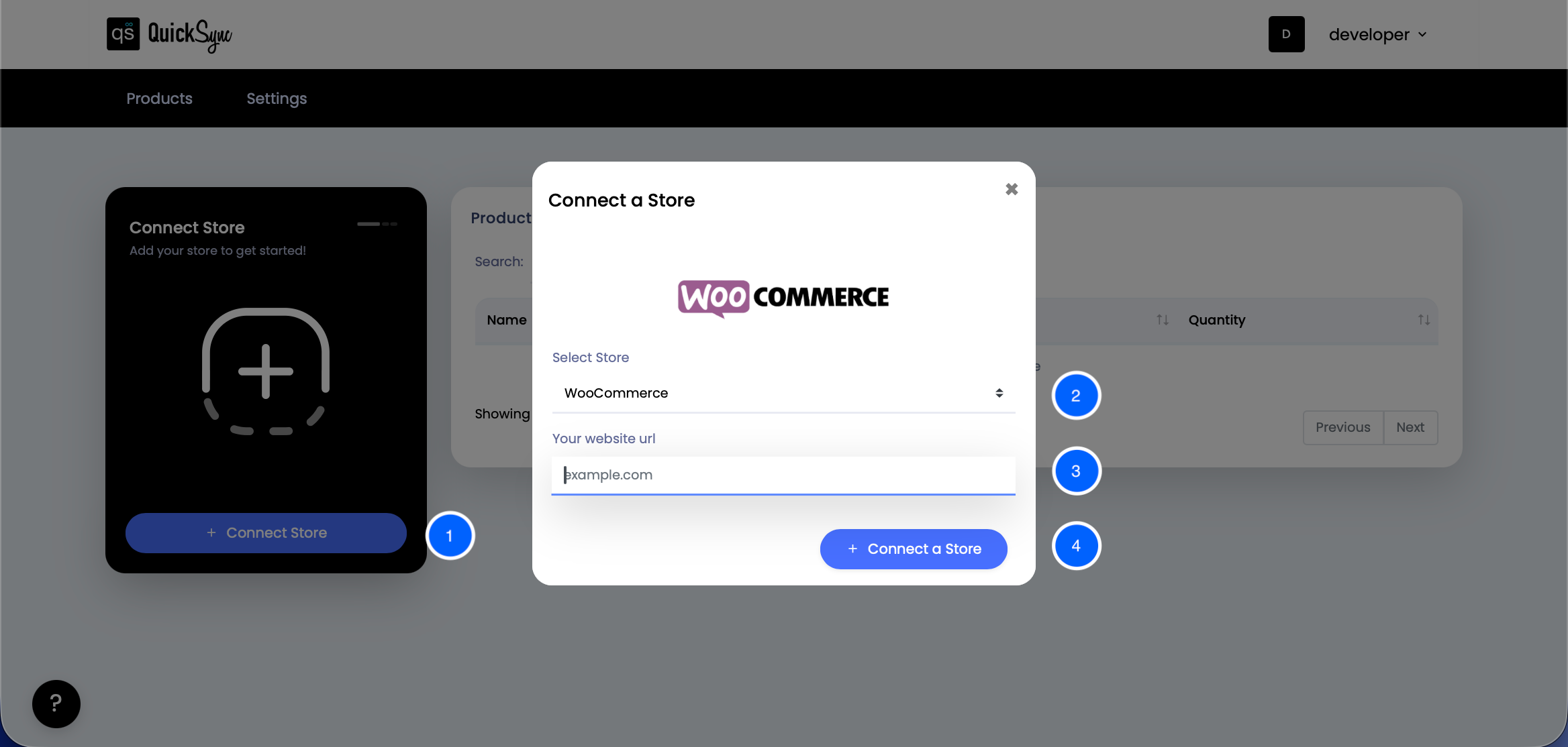 Connect WooCommerce