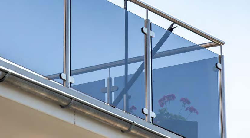 outdoor glass balustrade 