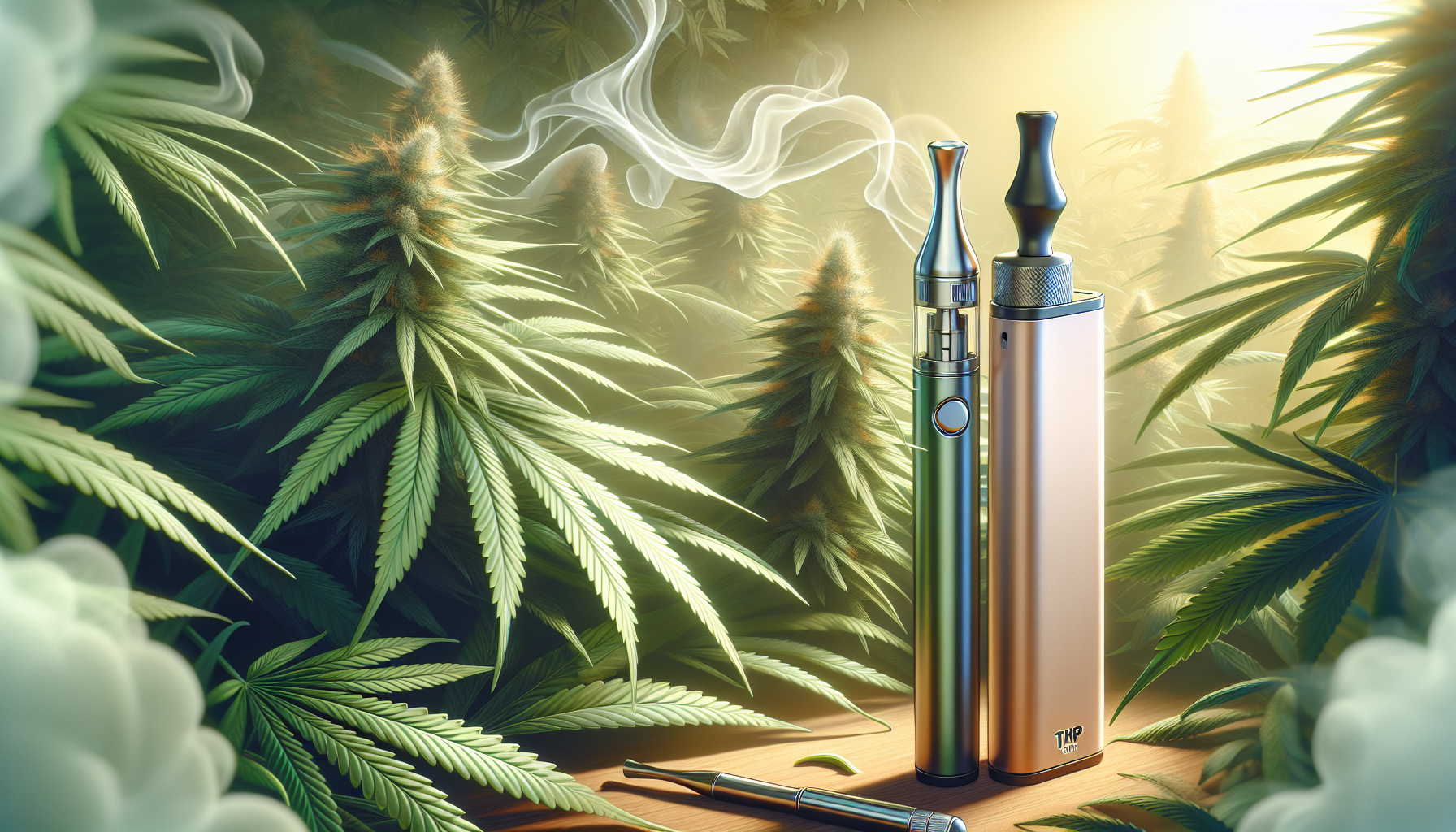 Ein Bild von THP420 Vapes, die den neuen Trend unter Cannabisliebhabern symbolisieren.