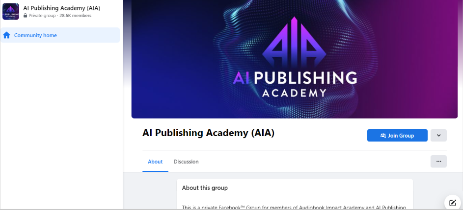 The AIA Private Facebook Group