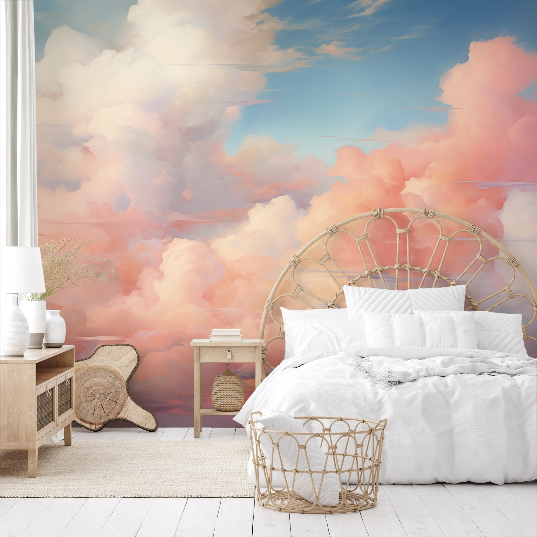 One of the Decomura photo wallpaper patterns from the "Clouds" collection