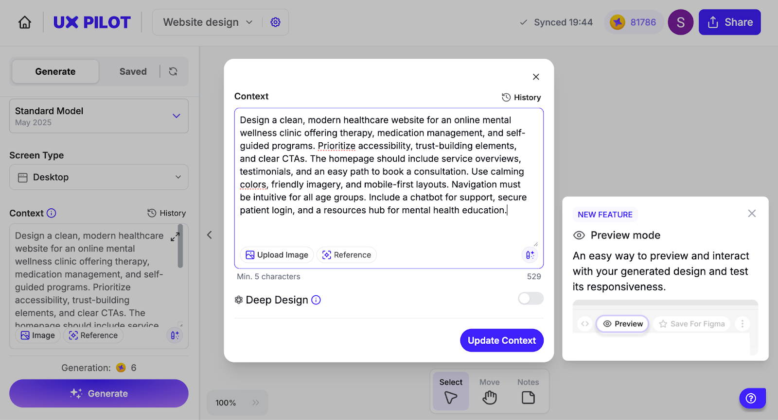 UXpilot AI assistant