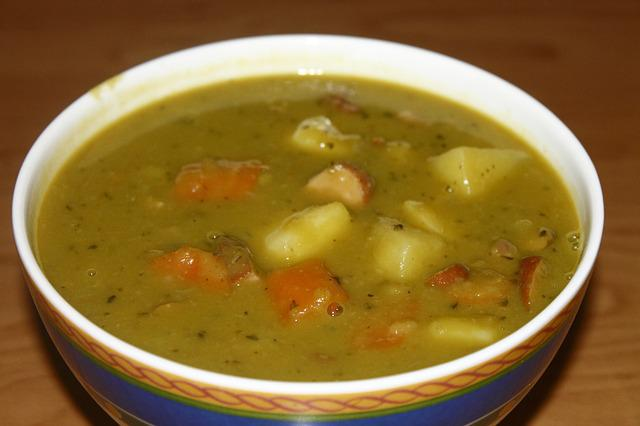 what to serve with split pea soup