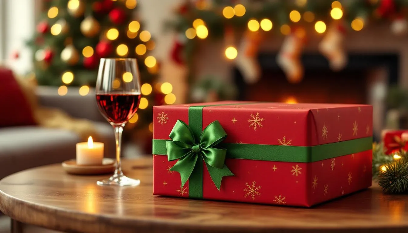 The image showcases an elegant yellow gold bracelet, adorned with sparkling diamonds, making it the perfect gift choice for Christmas. This fine jewellery piece is beautifully displayed in a basket, symbolizing love and luck for a cherished mother, daughter, or friend.