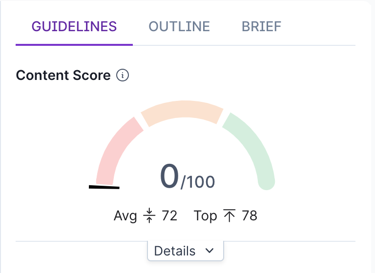 surfer seo content score