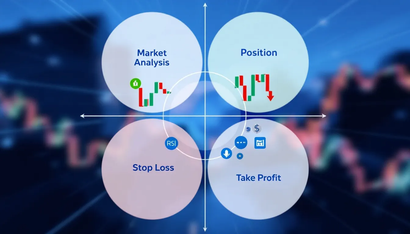 A risk management strategy diagram for Litecoin futures trading.