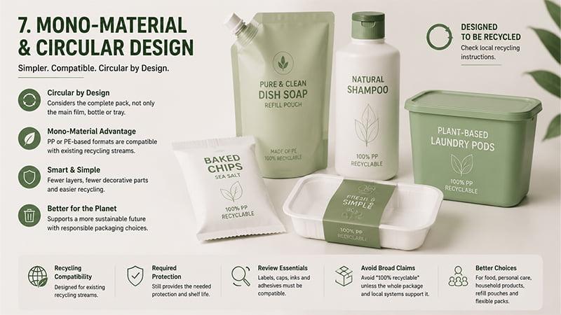 Packaging design trends 2026 overview showing ten material and design ideas