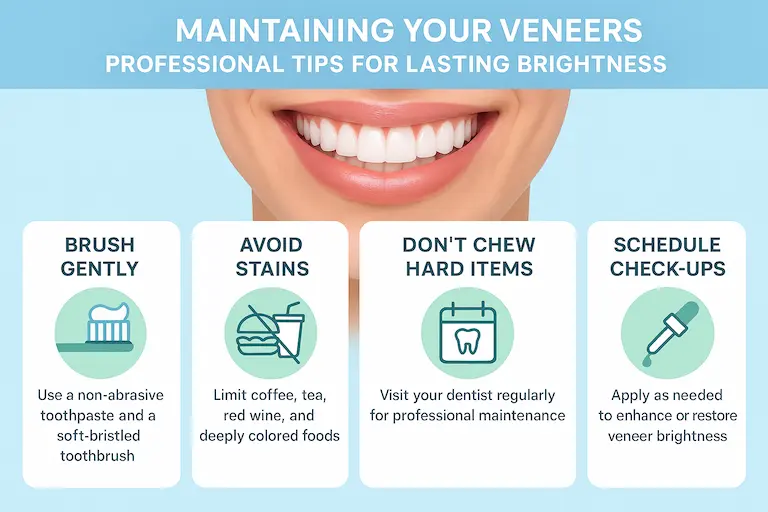 What Professional Options Exist for Stained or Mismatched Veneers