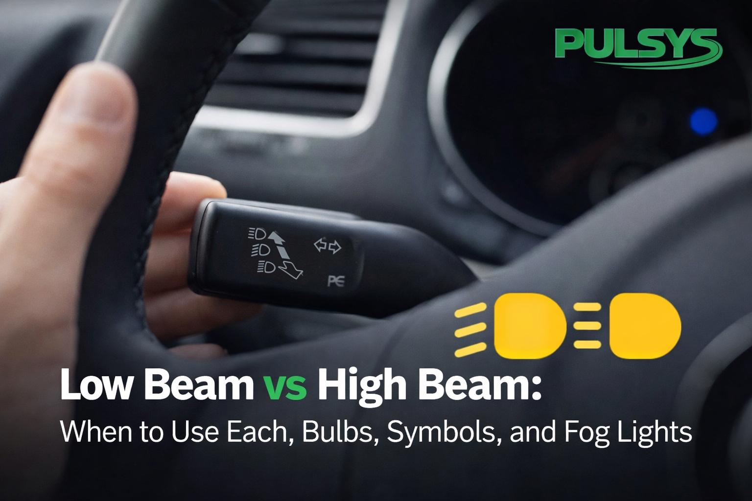 low beam vs high beam