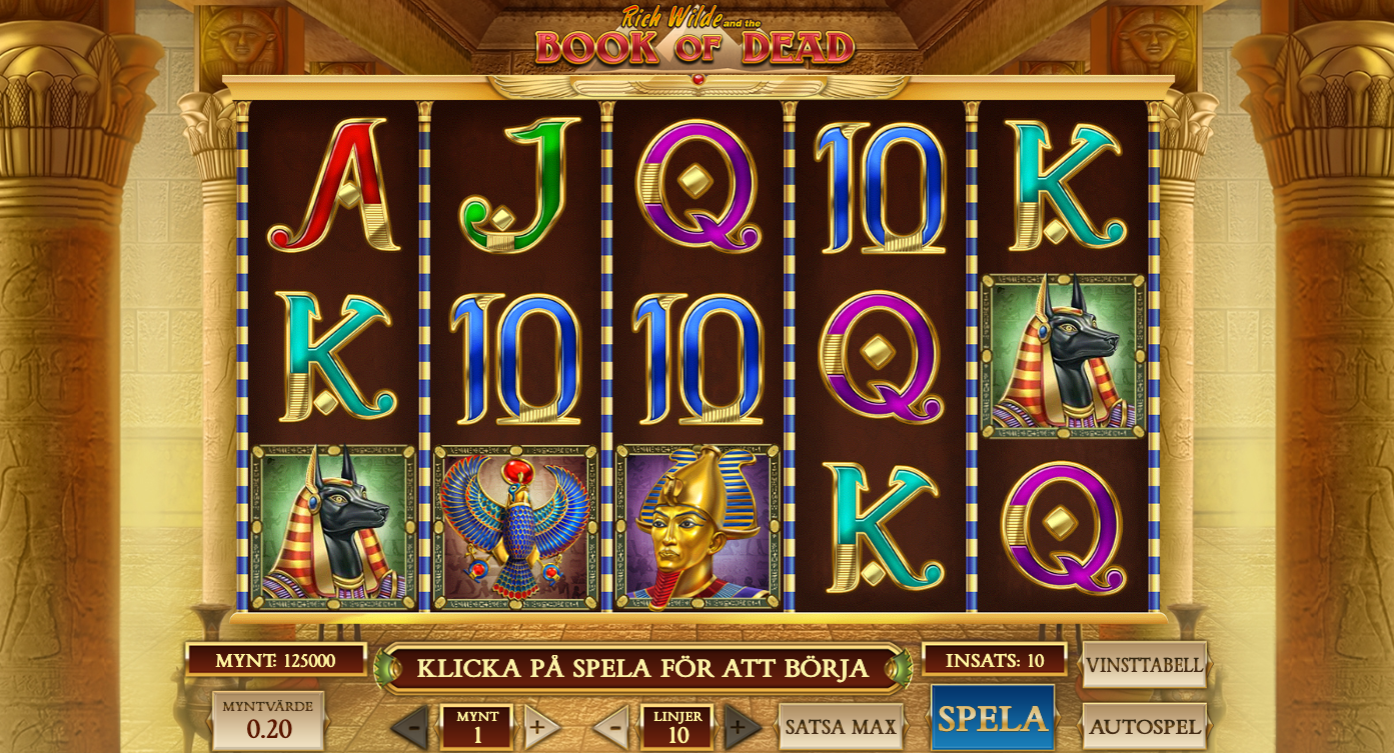 Book of Dead slot – spela online casino med bonus, free spins och hög RTP för stora vinster