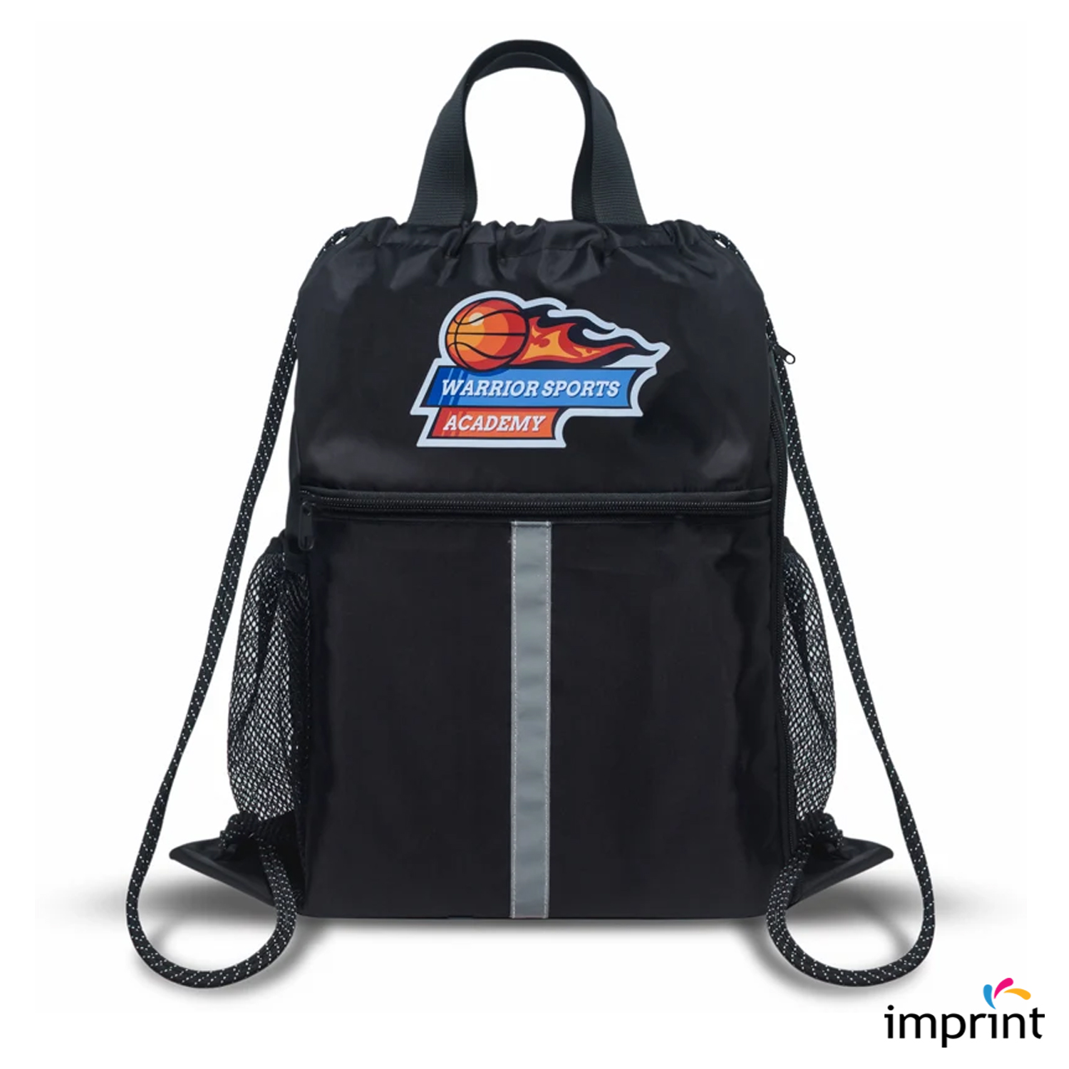 sport gym bag with zipper pocket