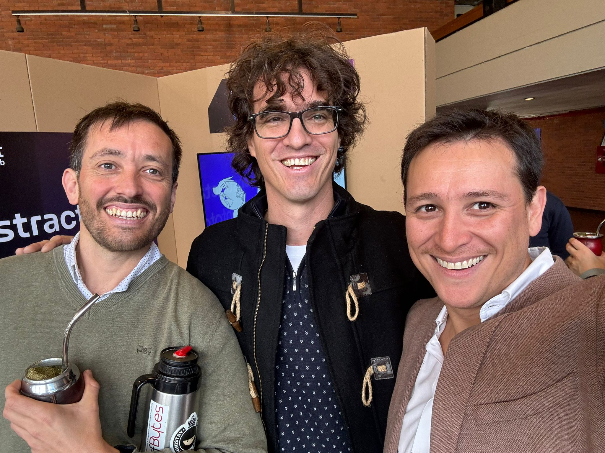 Federico Toledo, Matías Reina, and Fabián Baptista - Microsoft AI Co-Innovation Lab Anniversary