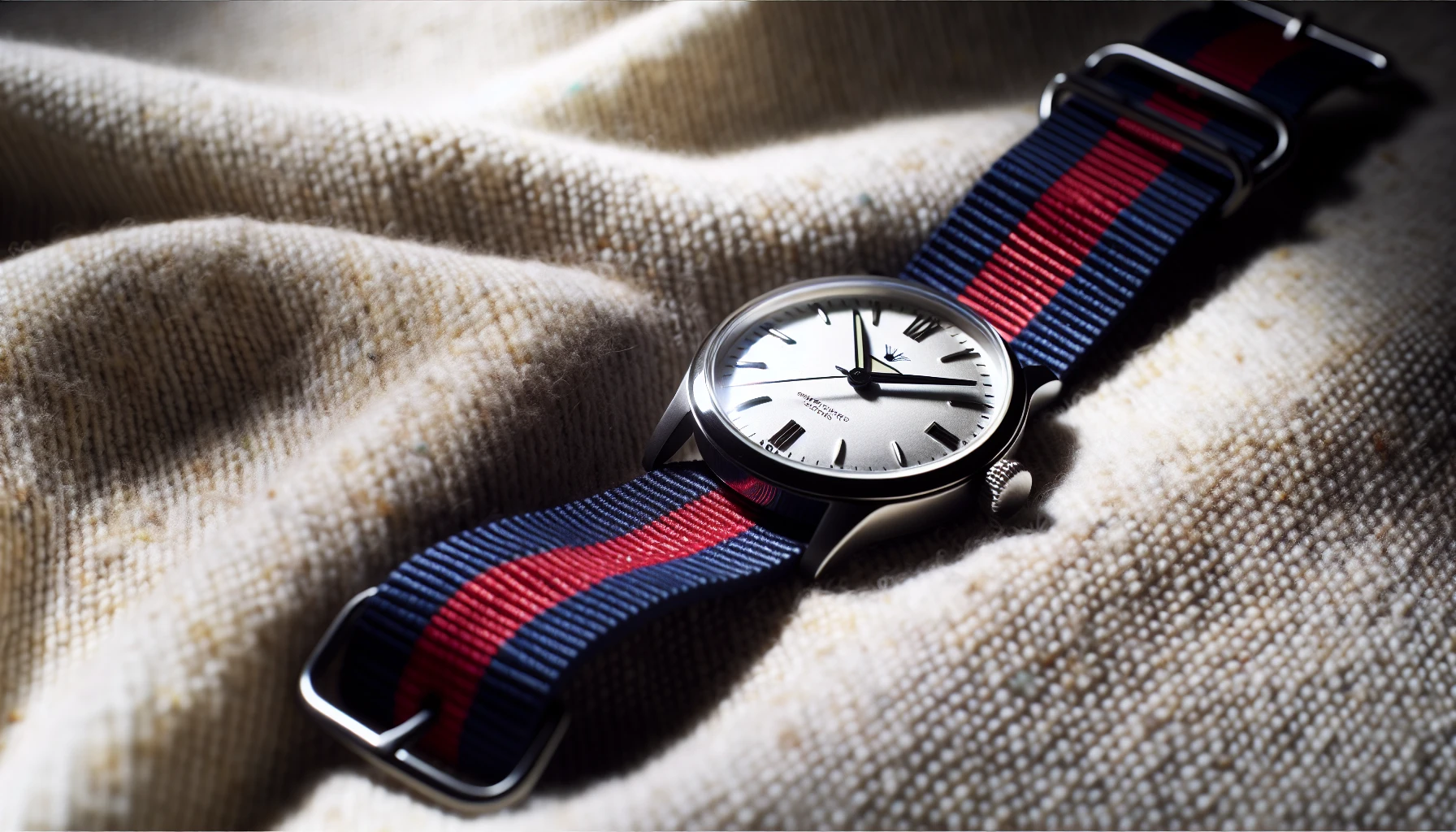 NATO strap paired with a classic wristwatch