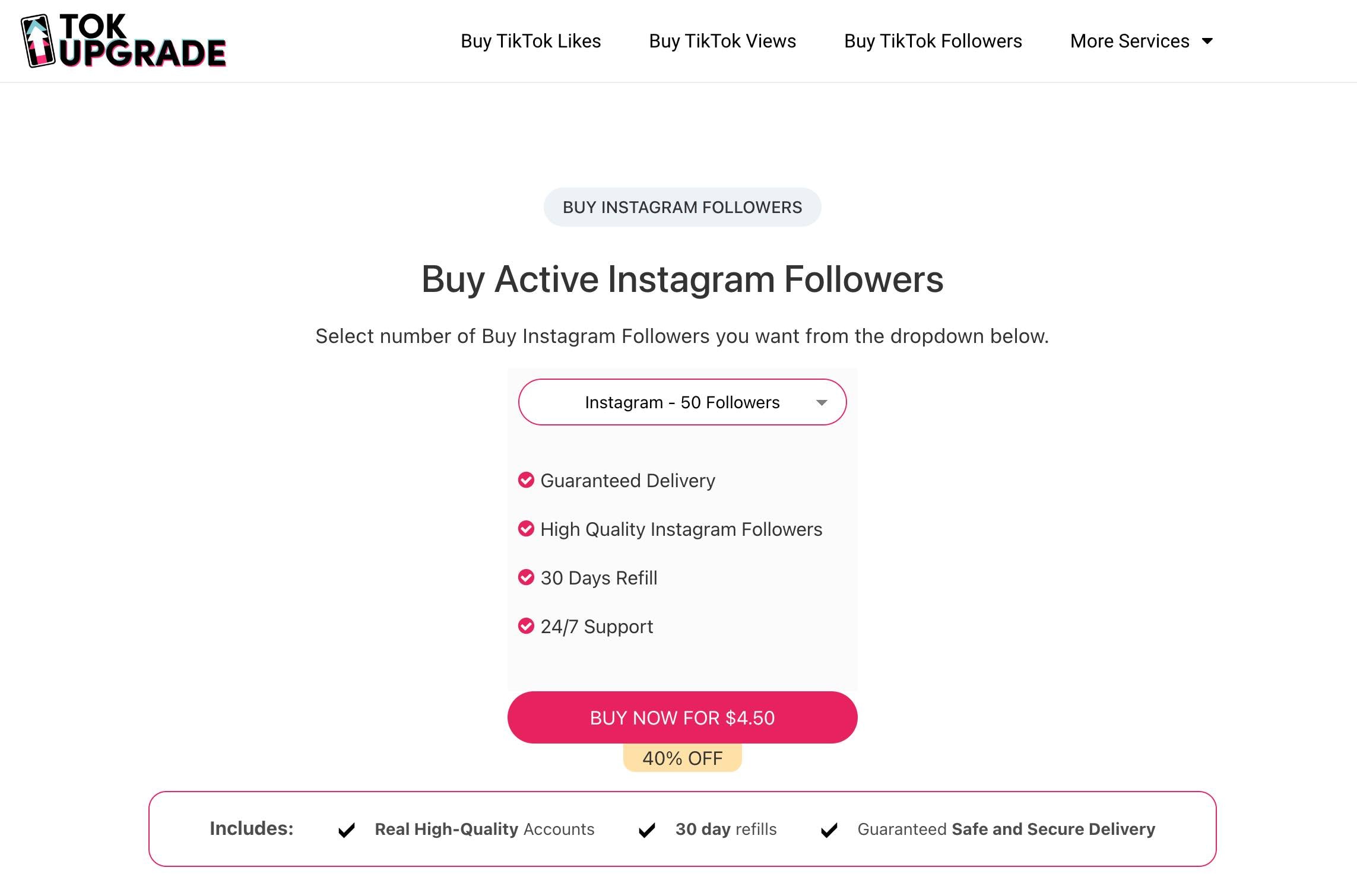 tokupgrade buy instagram followers ireland page
