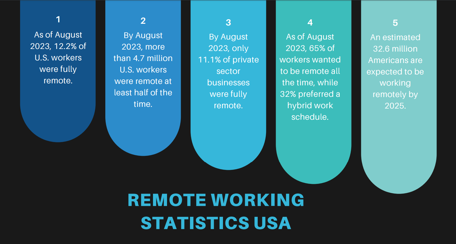 Remote working statistics USA