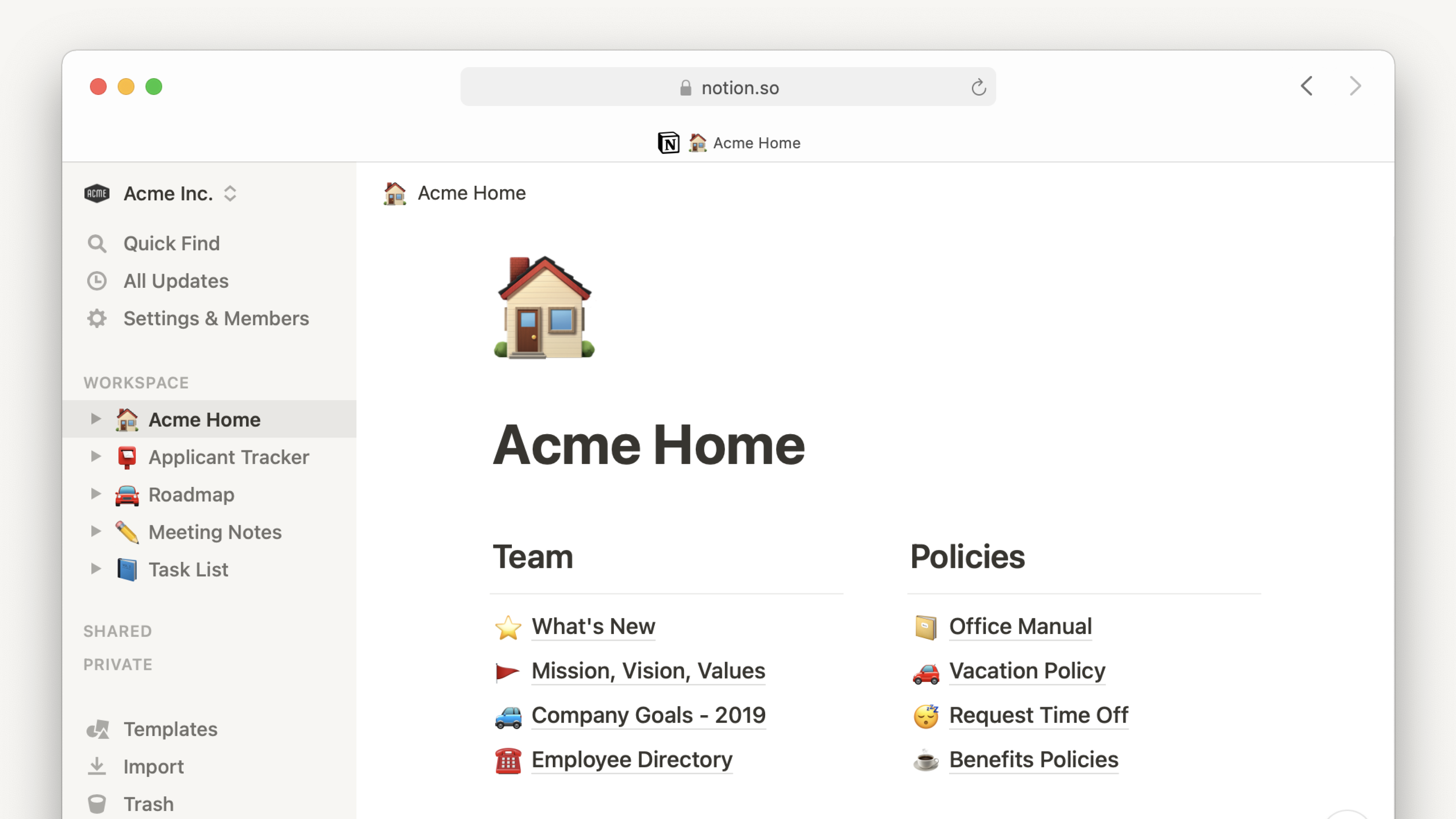 Notion: All-in-One Workspace for Notes and Tasks
