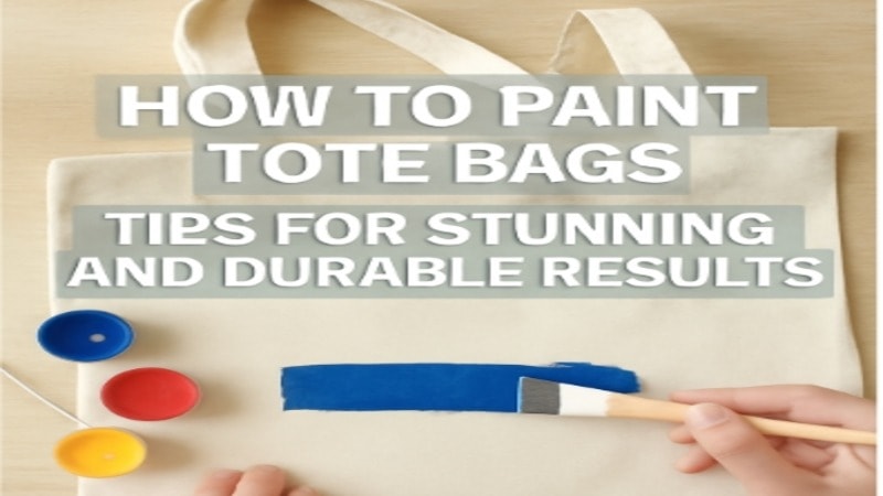 How to Paint Tote Bags