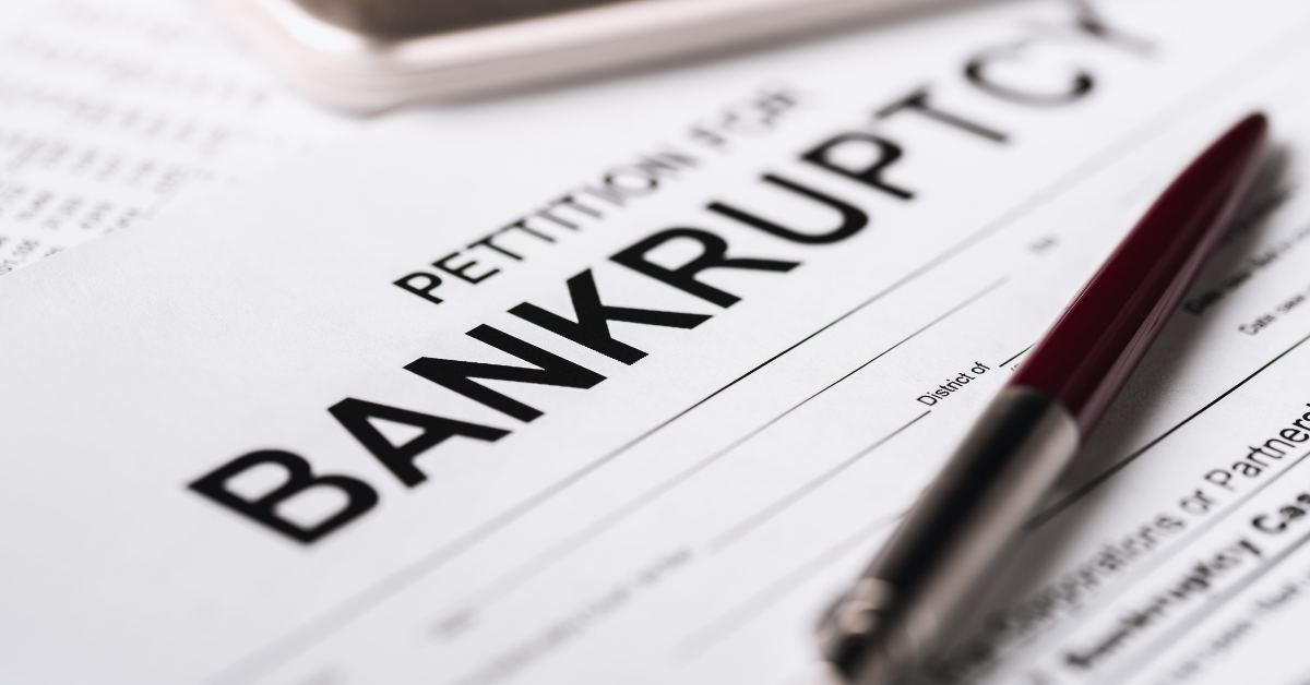 Image comparing the effects of different types of bankruptcy on credit.