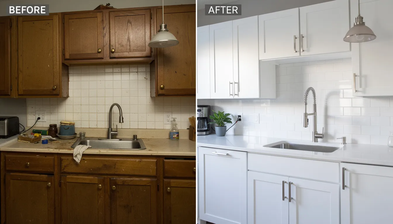 Kitchen remodel transformation increasing home value