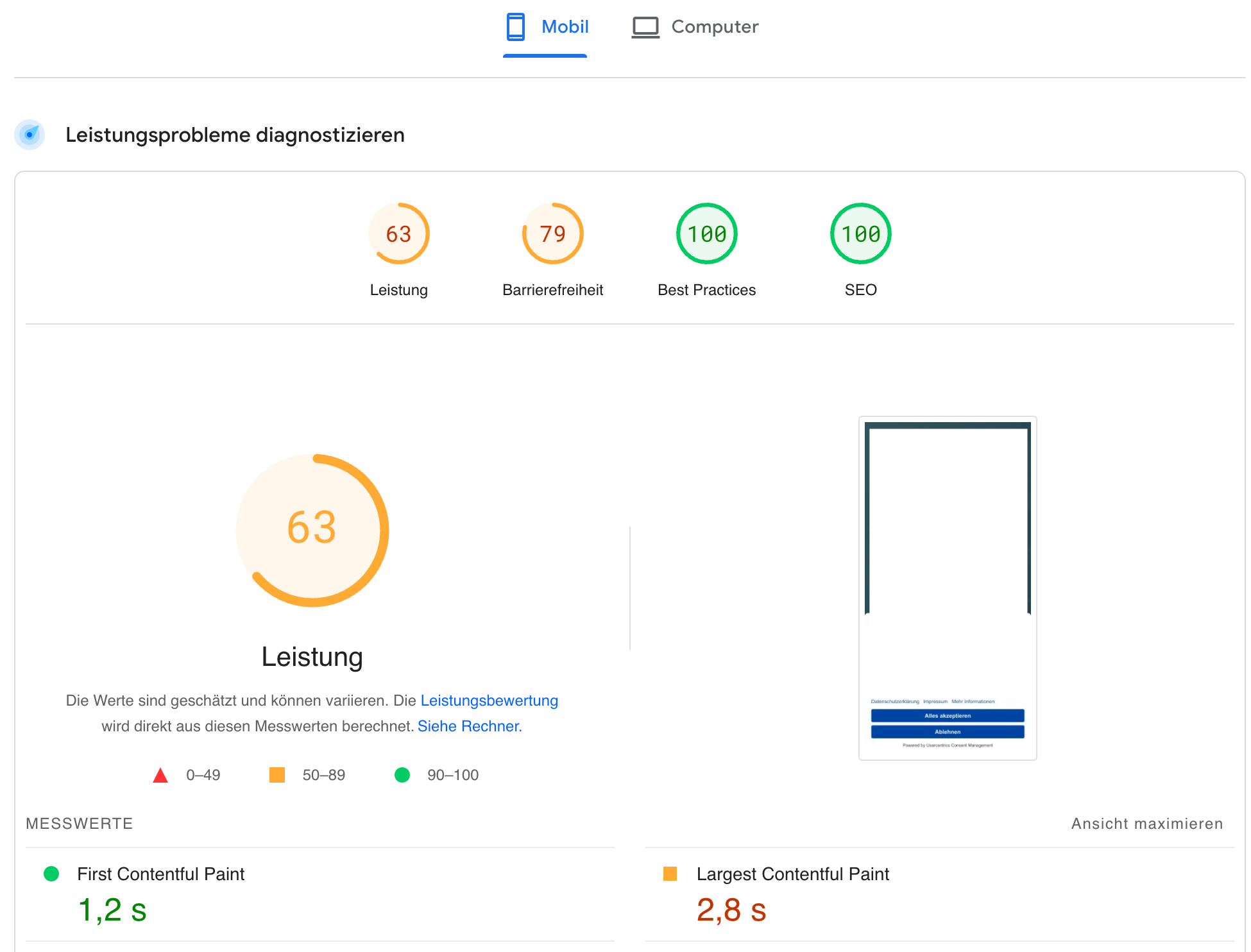 Teil eines SEO Audits ist technisches SEO