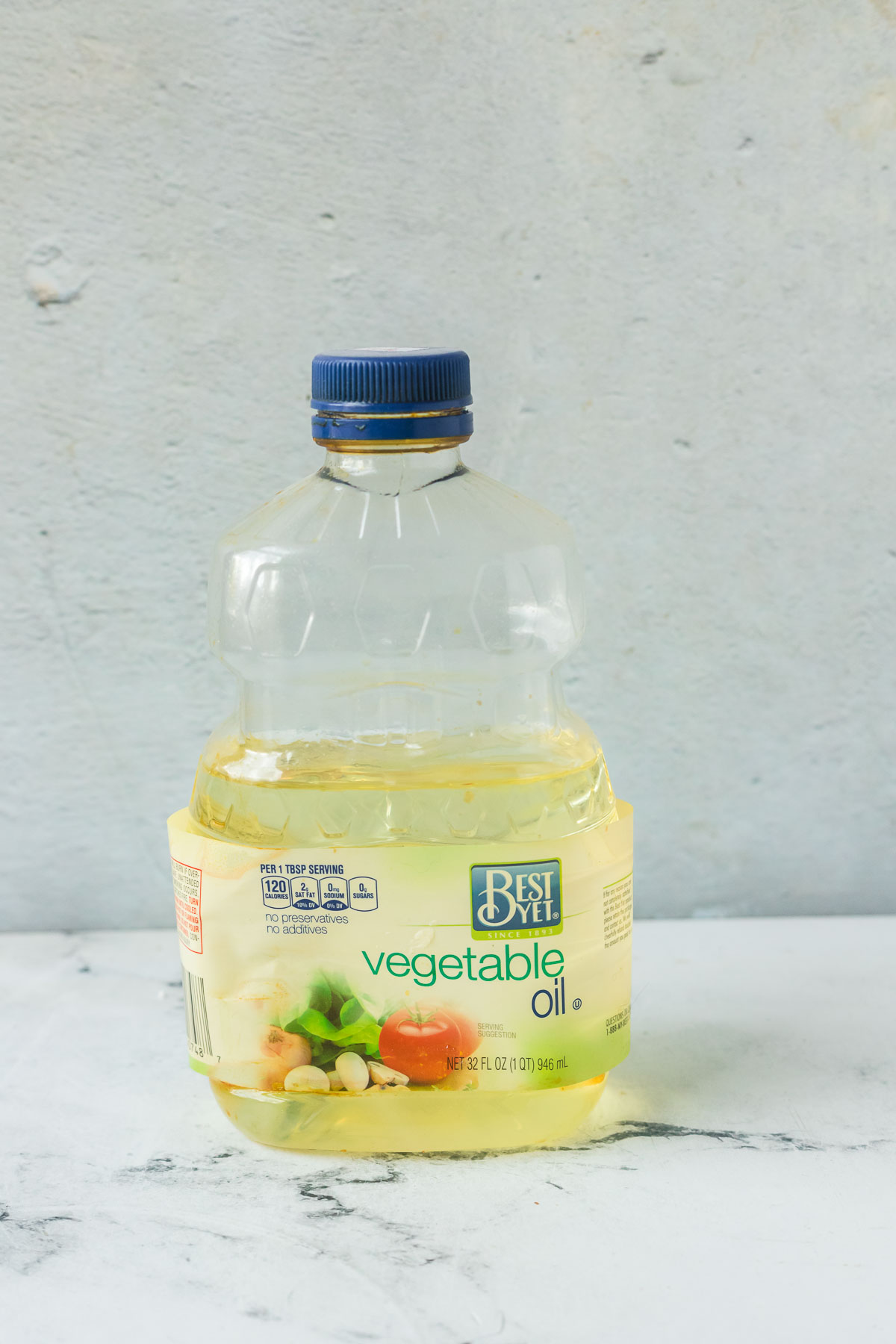container of vegetable oil