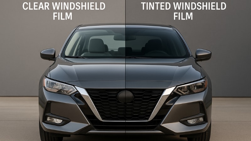 Clear windshield protection film Vs tinted windshield protection film