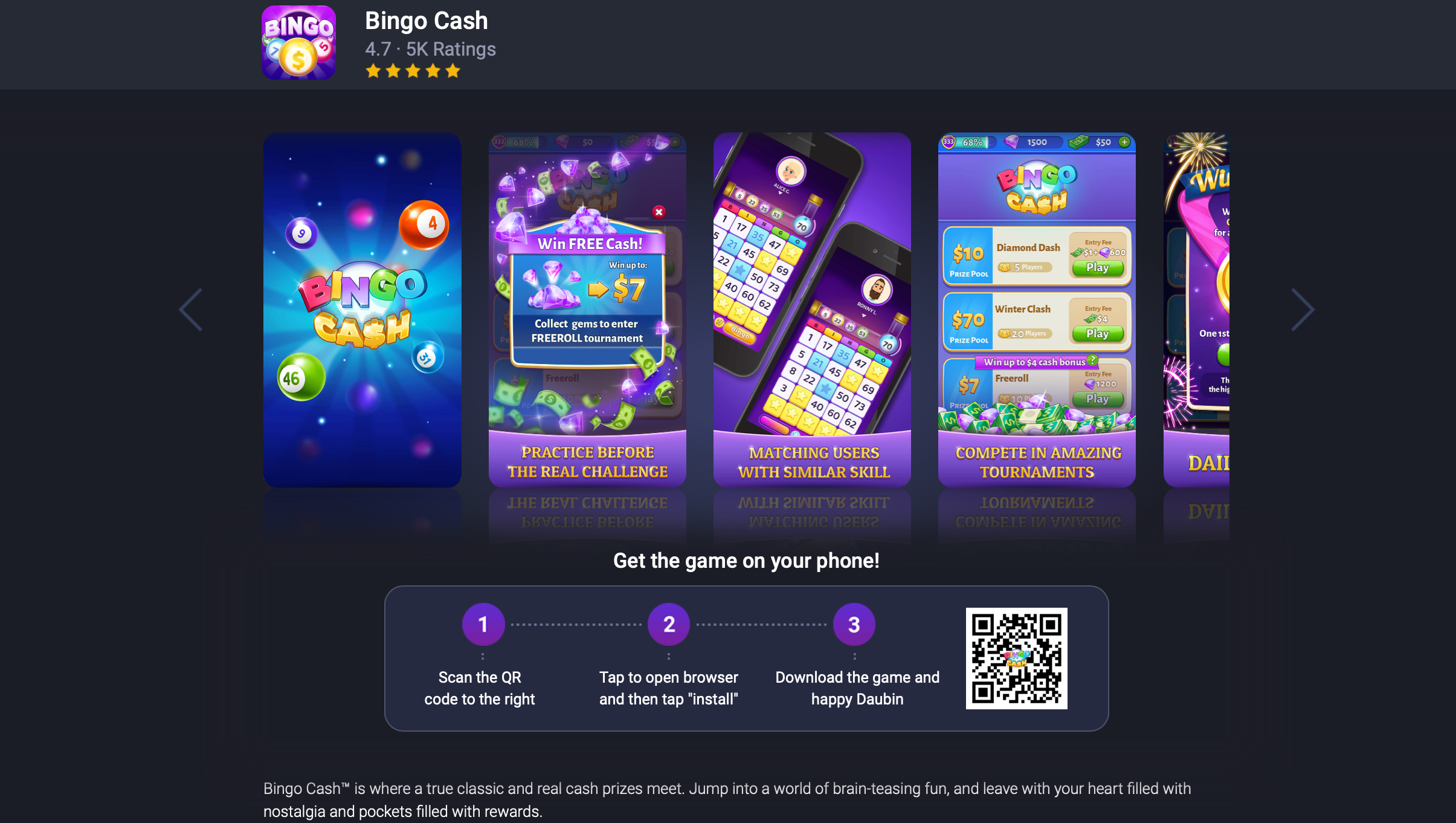 casino games, bingo games, bingo cash