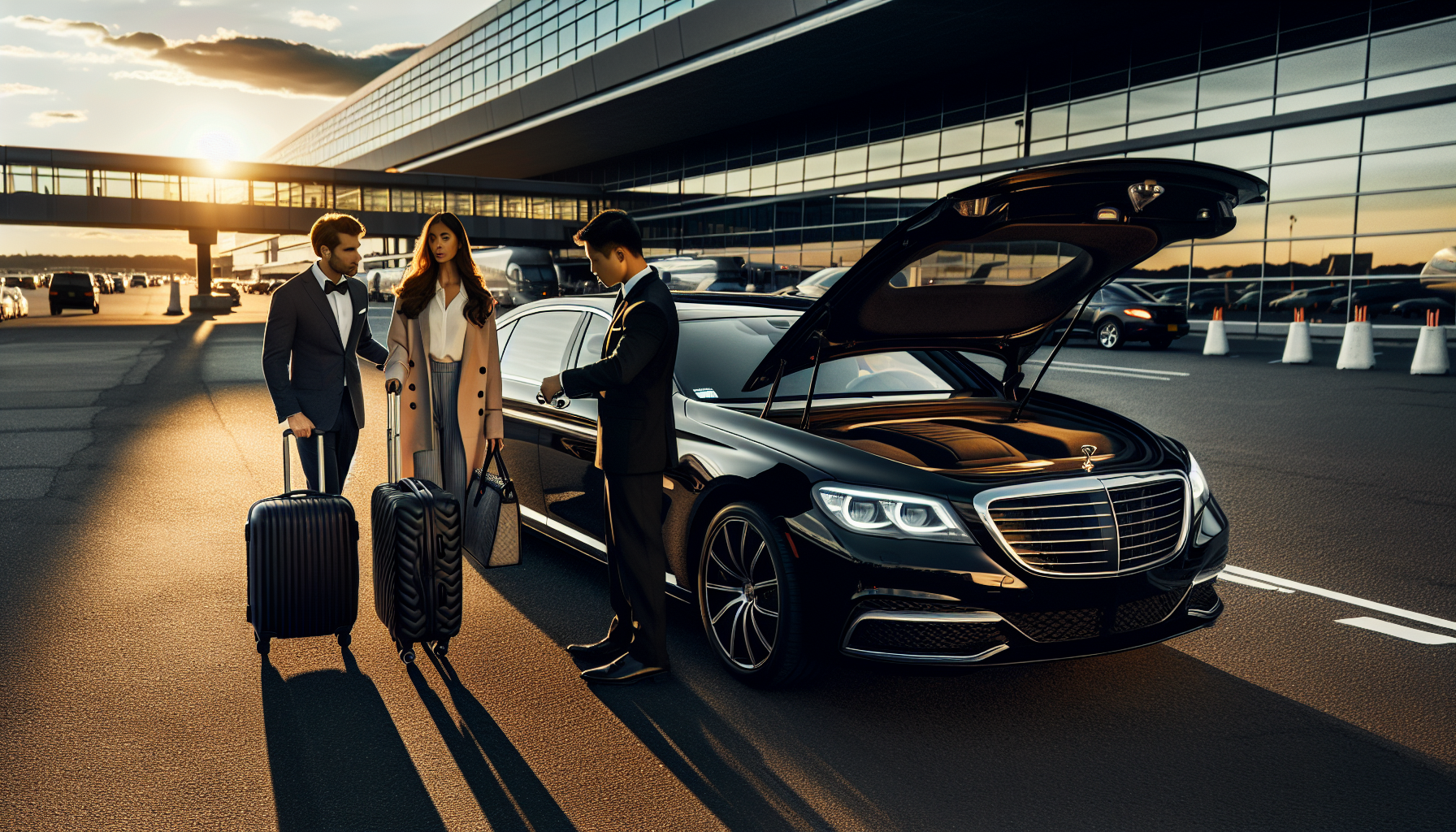 Private car service at Newark Airport