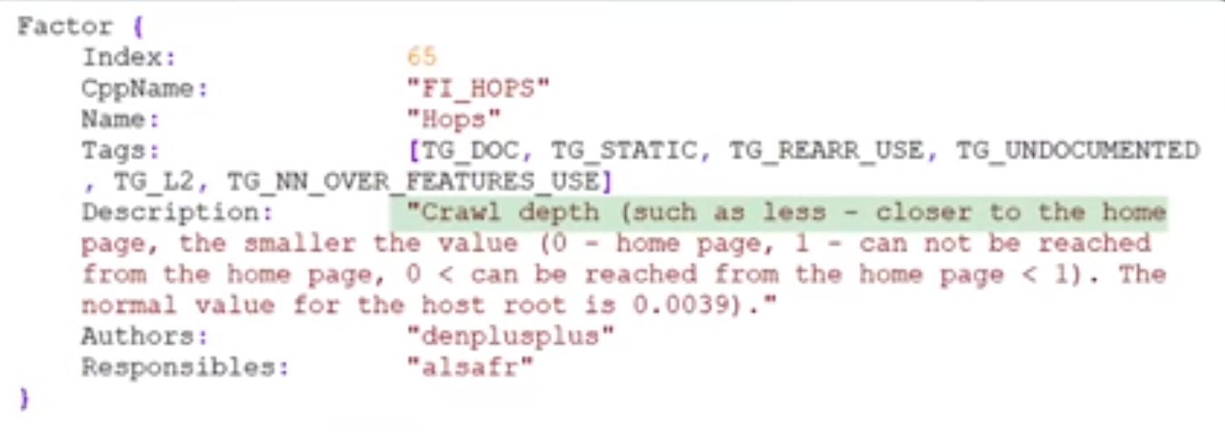 Search Ranking Factor: Keep important pages less than 2 clicks from the homepage for a shallow crawl depth