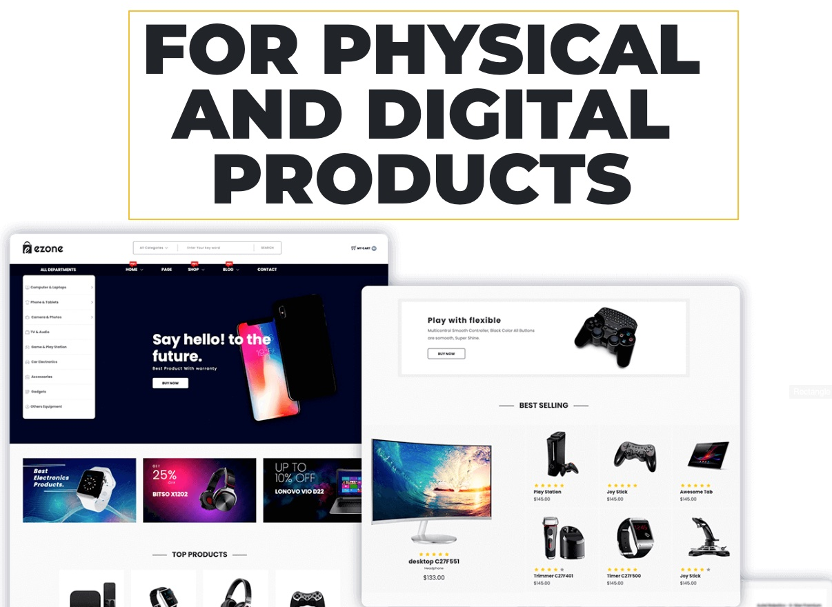 Builderall ecommerce features