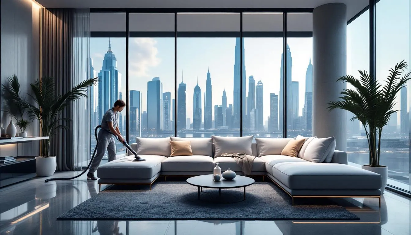 A checklist of qualities to consider when choosing a sofa cleaning company, aiding in selecting the right service.