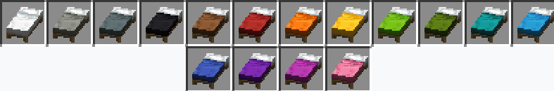 Minecraft 26.3 Bed Dye Variation
