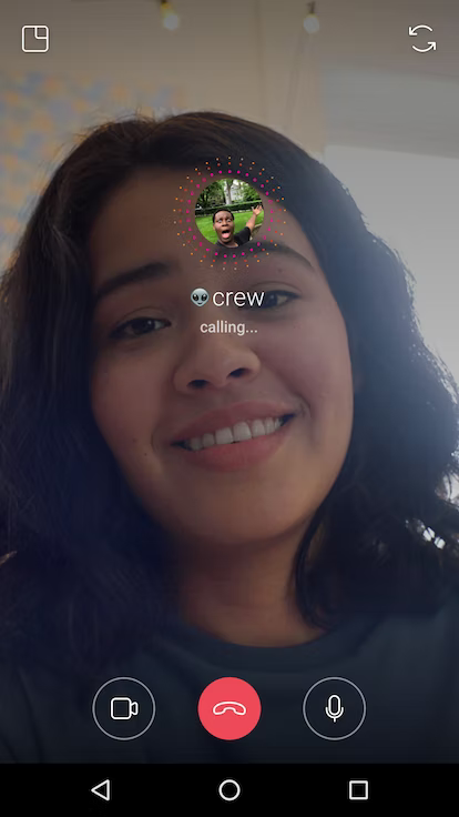 You can take a screenshot from a video call on any Instagram notify.