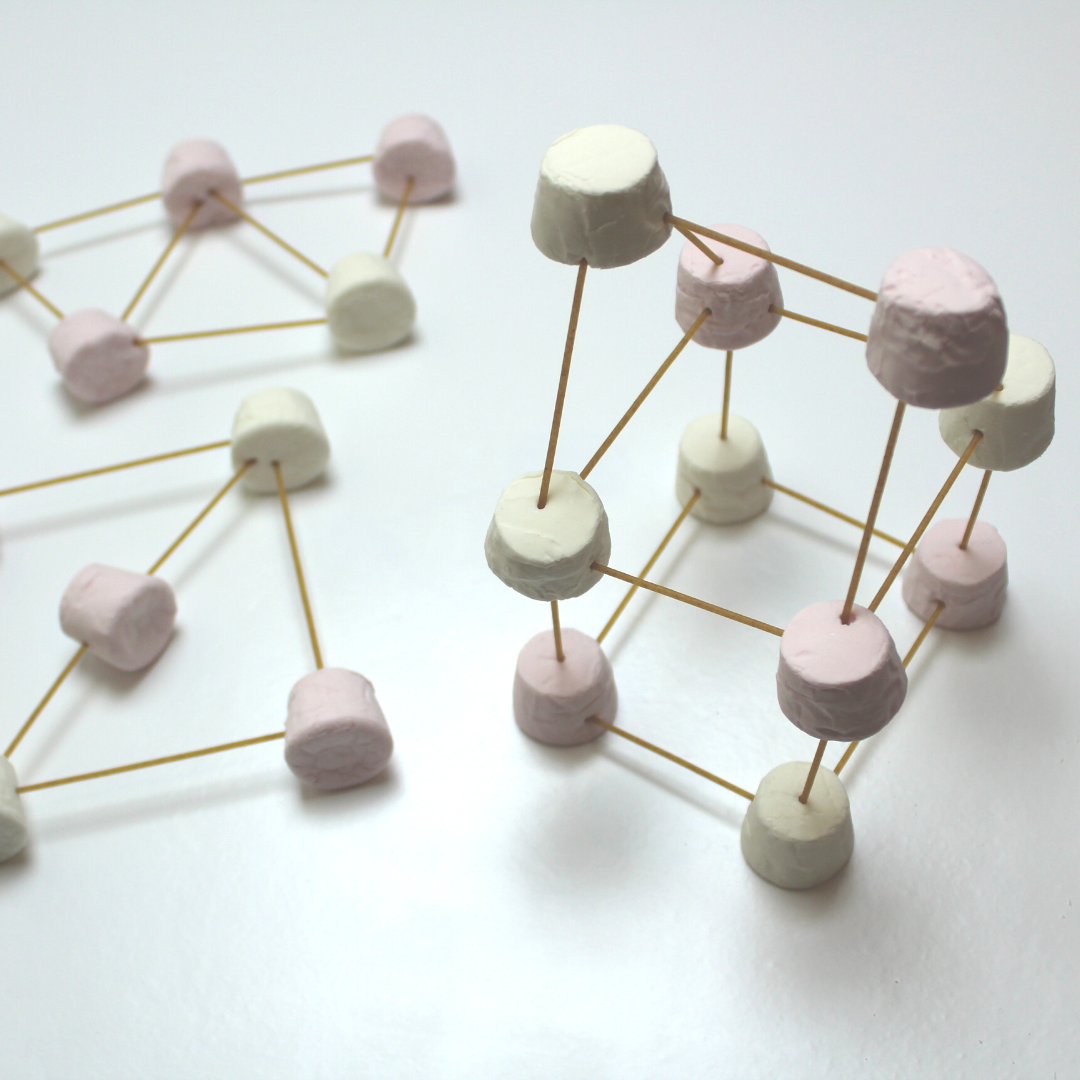 Marshmallow and toothpick building activity