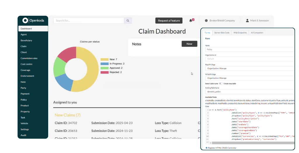 intuitive mobile forms