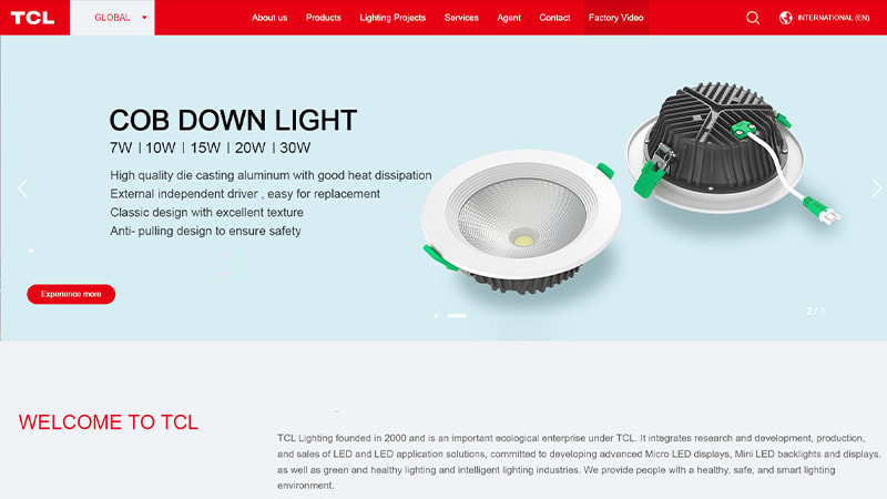 Home Page TCL Lighting