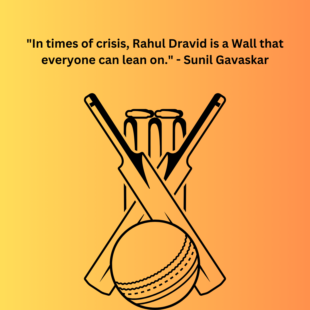 Rahul Dravid - The Wall with Safe Hands