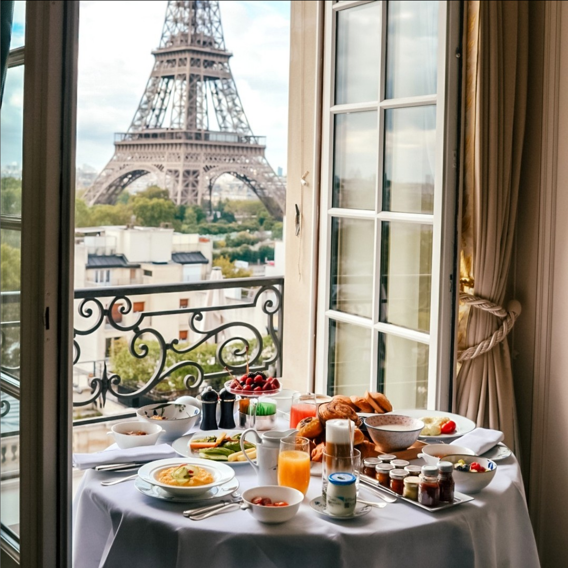 shangri la paris view of the eiffel tower