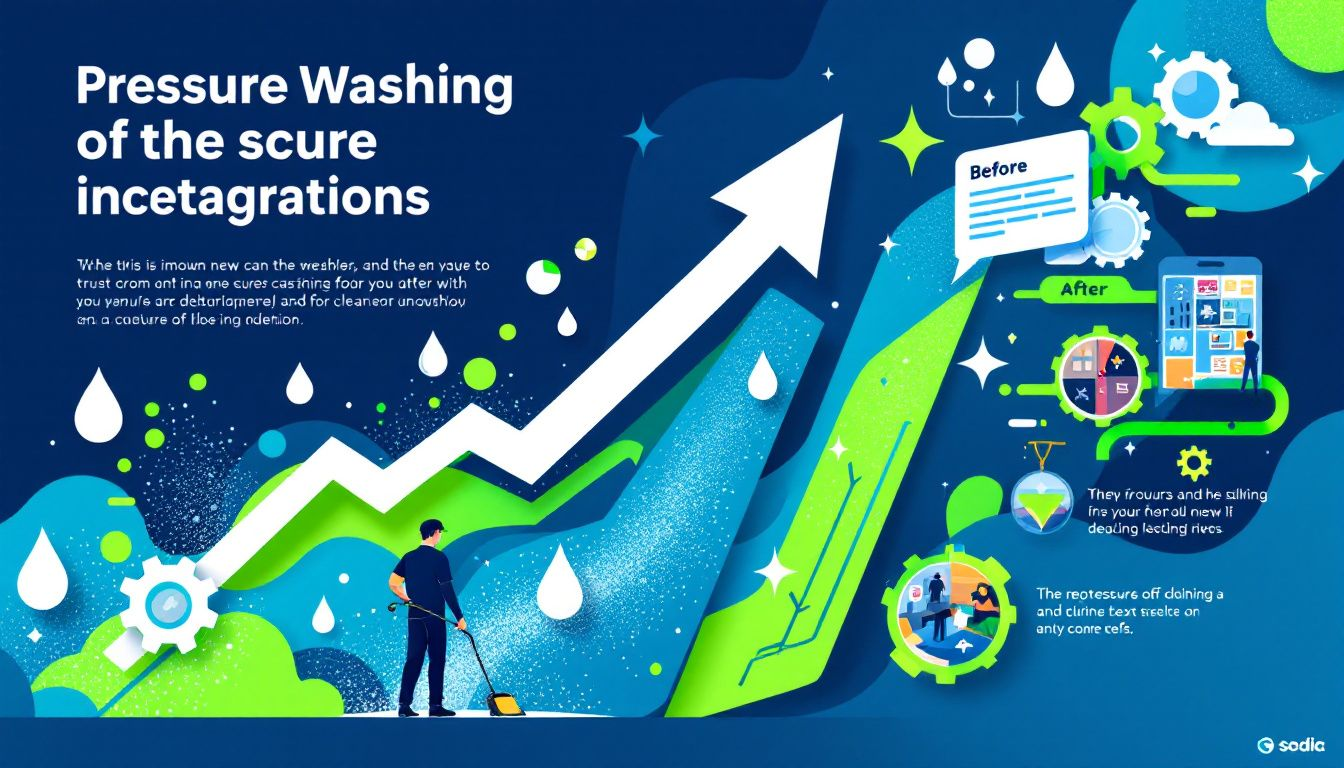 Marketing strategies for a pressure washing business.