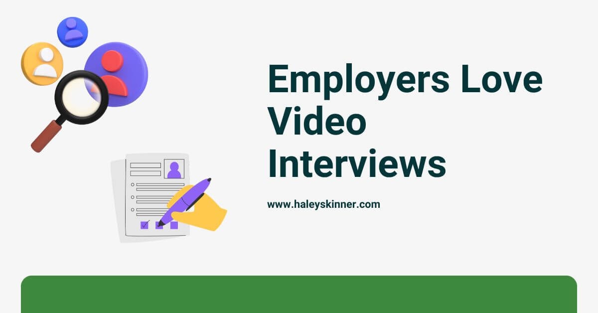 Haley Skinner Career Coaching; video interview tips