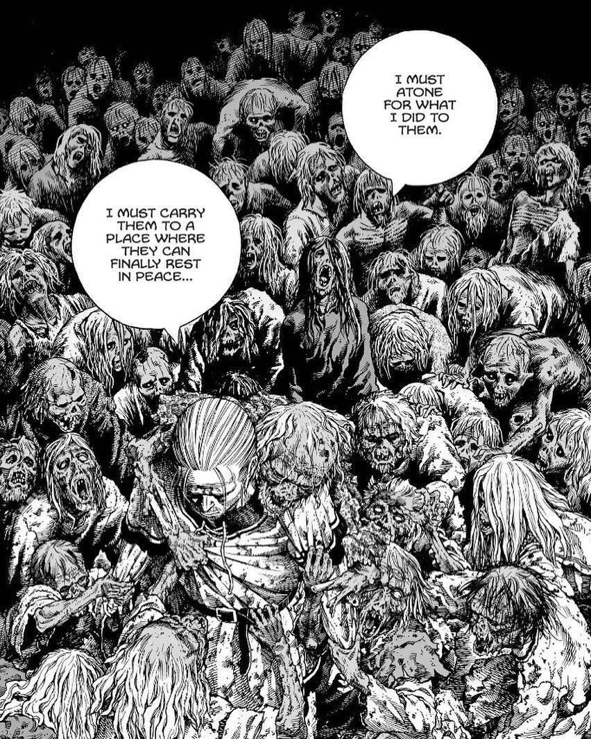 all the people Thorfinn has killed, dragging him into an abyss of darkness created by his own actions from vinland saga