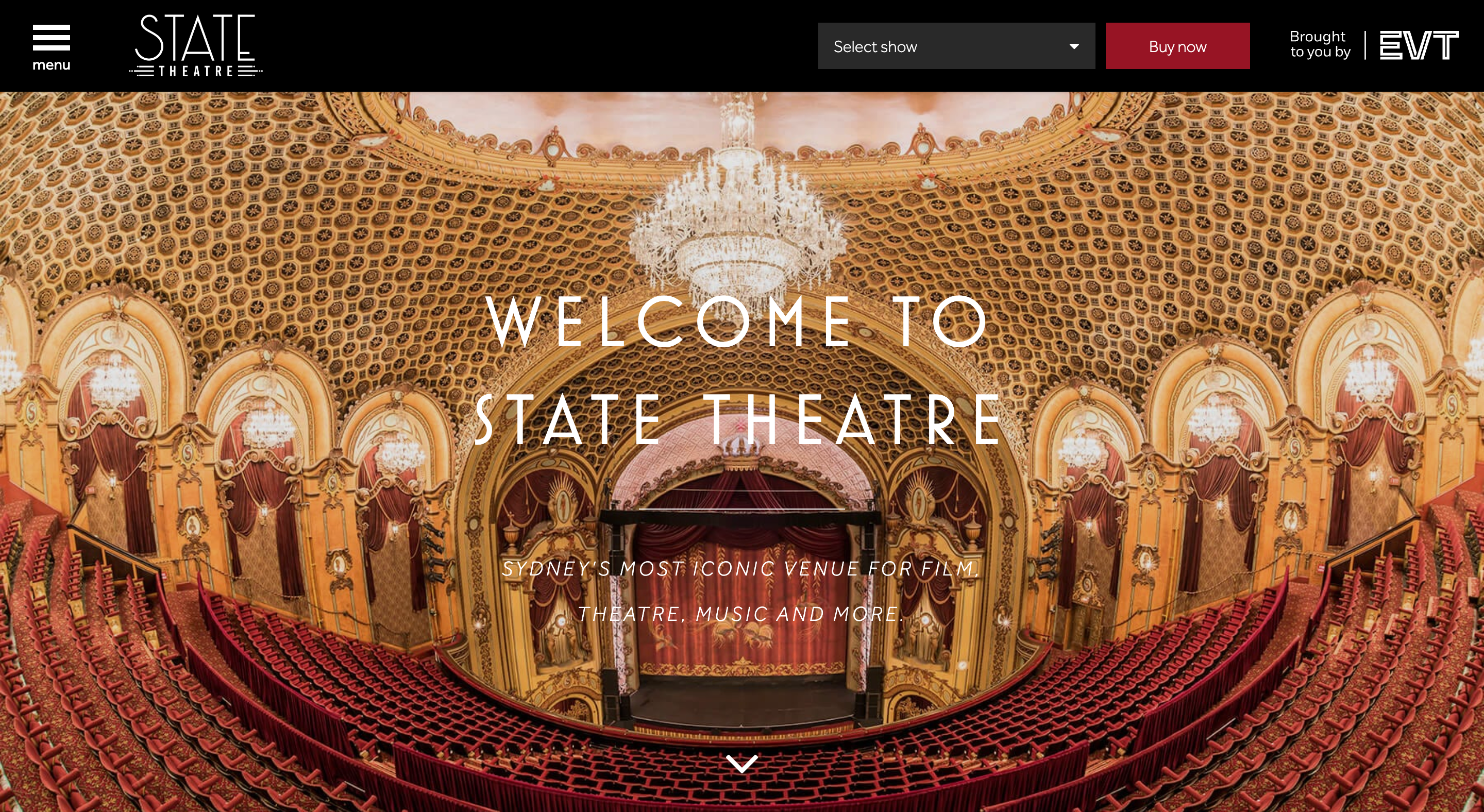 theater Website example 