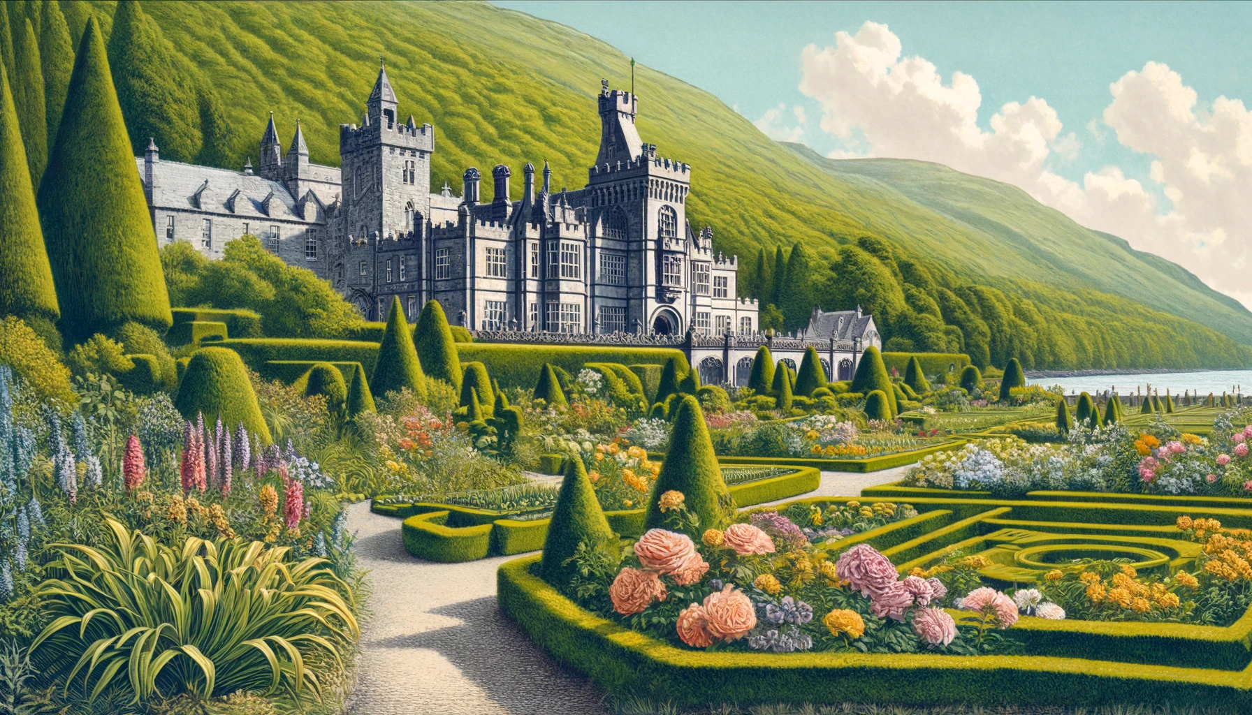 Kylemore Abbey and Victorian Walled Garden