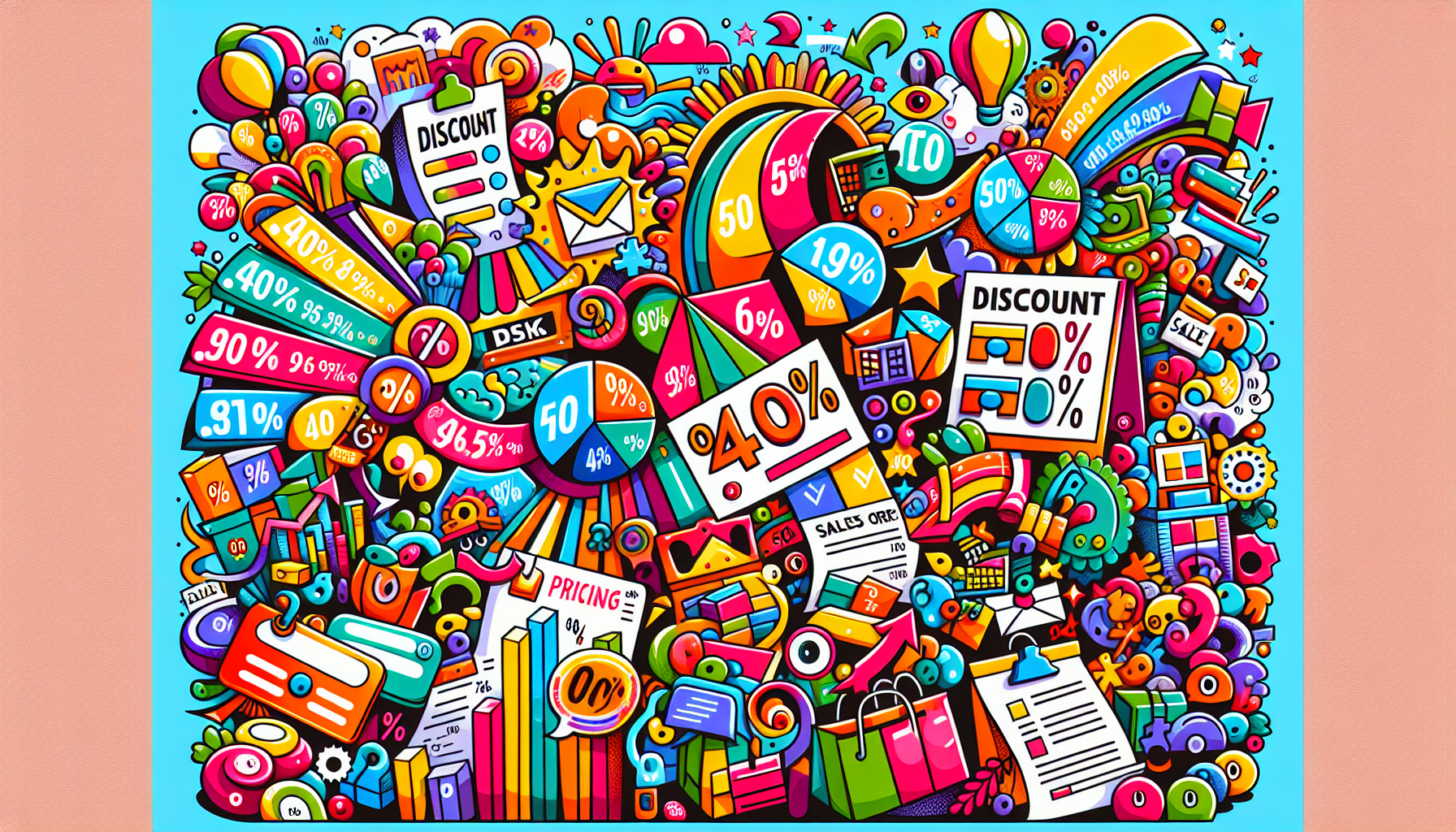 An illustration highlighting pricing and discounts in sales agreements.